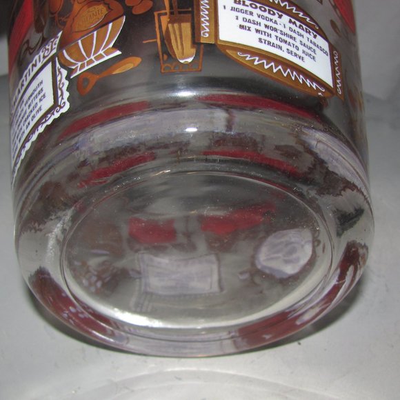 Vintage Jeannette Mid Century Modern Cocktail Bar Set 4 Glasses & Ice Bucket MCM - Picture 11 of 11